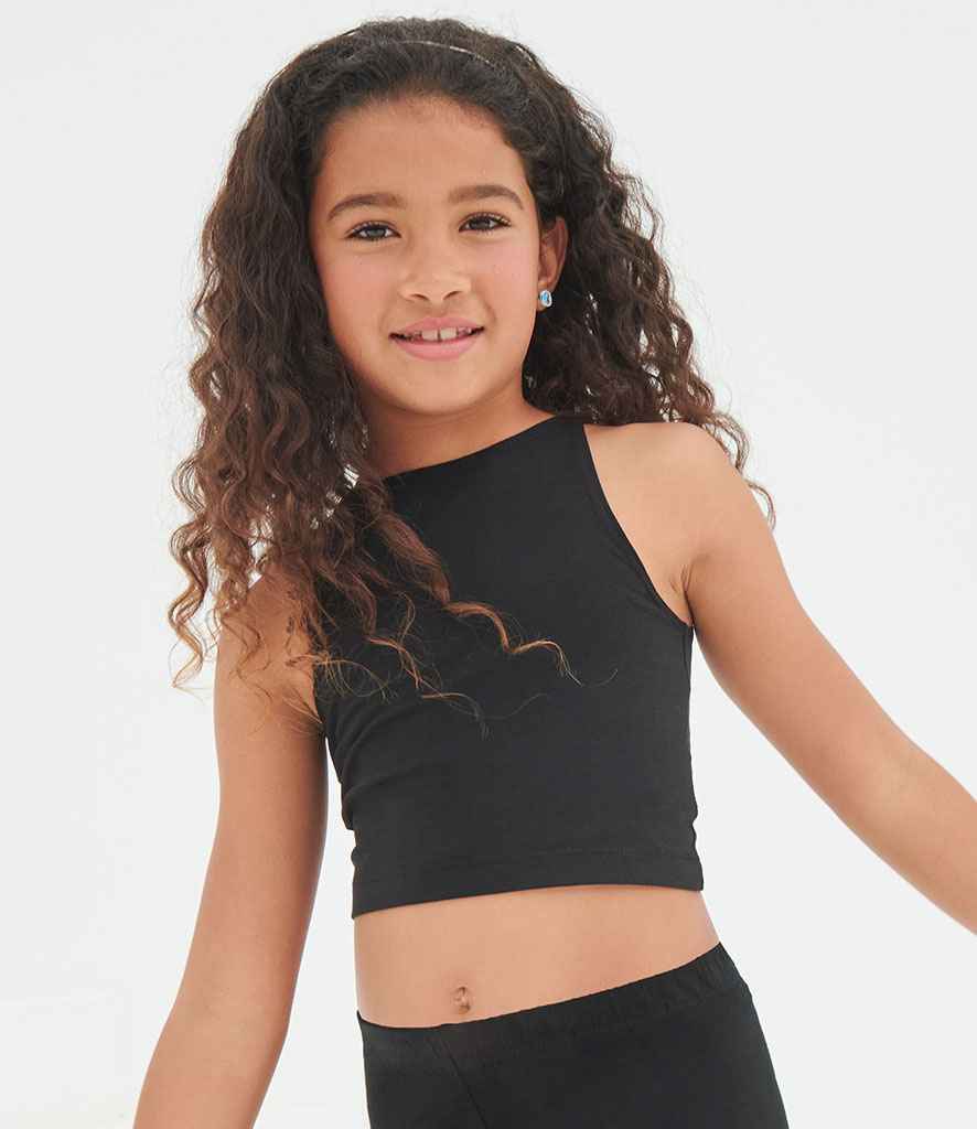 SF Clothing Kids Cropped Top - Black