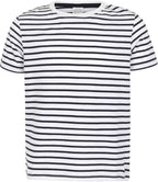 SF Clothing Kids Striped T-Shirt - White/Oxford Navy