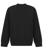 SF Clothing Kids Sustainable Fashion Curved Hem Sweatshirt - Black