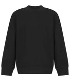 SF Clothing Kids Sustainable Fashion Curved Hem Sweatshirt - Black