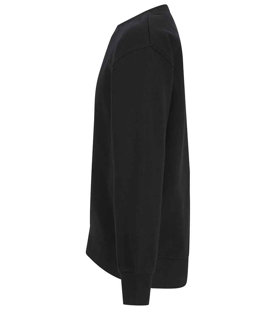 SF Clothing Kids Sustainable Fashion Curved Hem Sweatshirt - Black