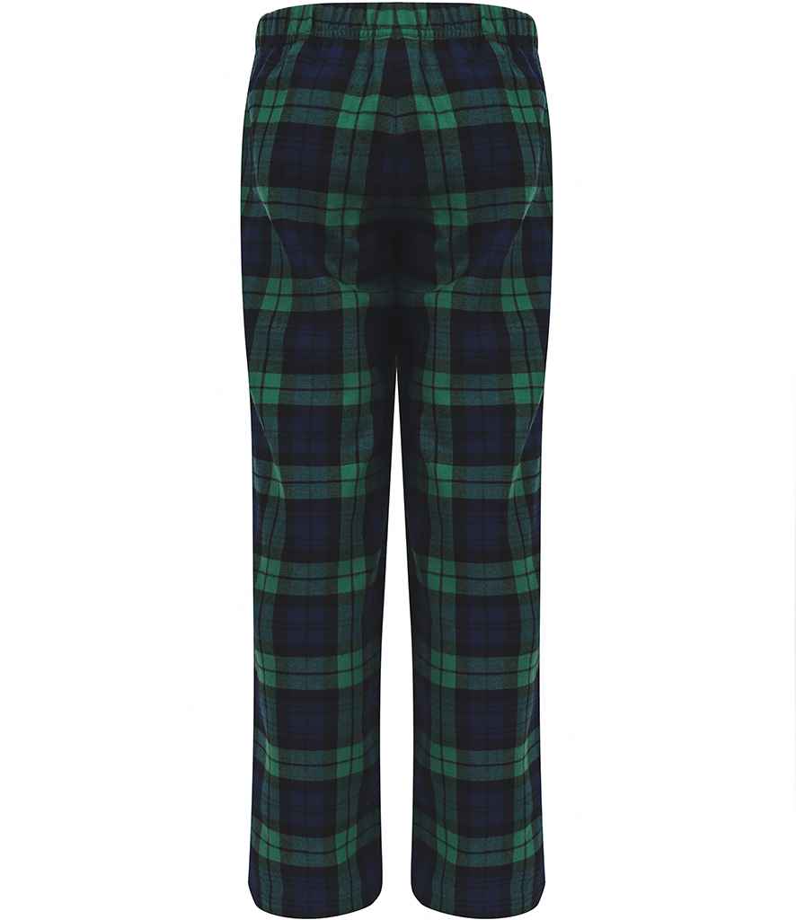 SF Clothing Kids Tartan Lounge Pants - Navy/Green