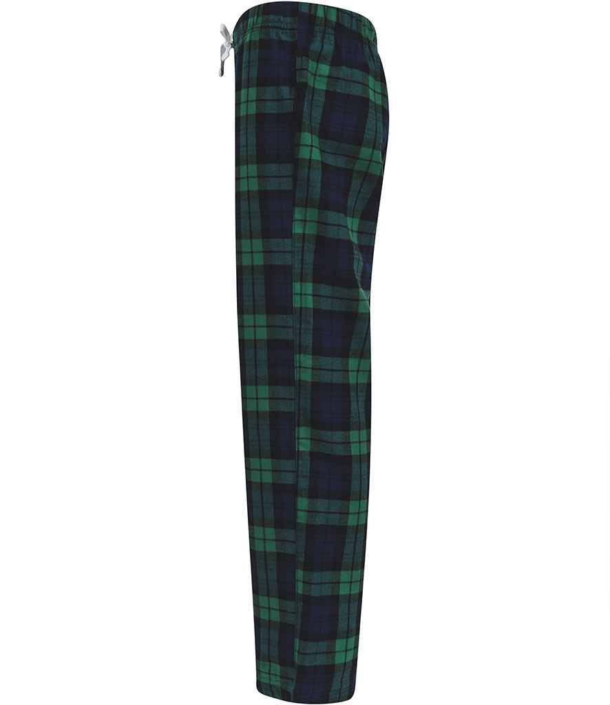 SF Clothing Kids Tartan Lounge Pants - Navy/Green