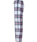 SF Clothing Kids Tartan Lounge Pants - White/Pink