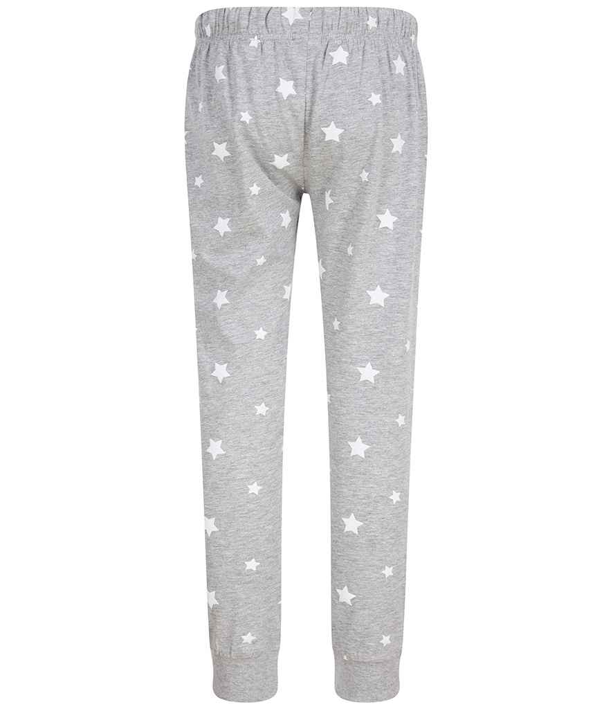 SF Clothing Kids Lounge Pants - Heather Grey/White Stars