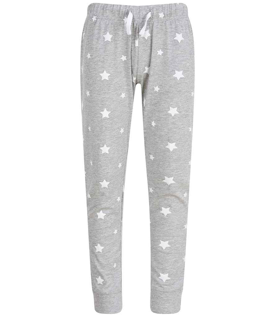 SF Clothing Kids Lounge Pants - Heather Grey/White Stars