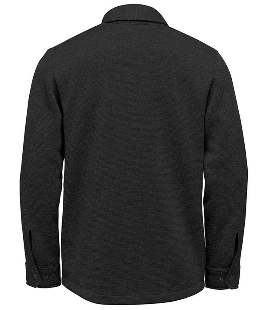 Stormtech Avalante Knitted Fleece Shirt Jacket - Black Heather