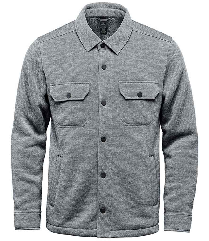 Stormtech Avalante Knitted Fleece Shirt Jacket - Granite Heather