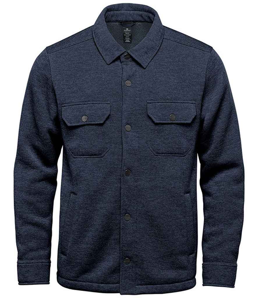 Stormtech Avalante Knitted Fleece Shirt Jacket - Navy Heather