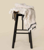 Spasso Honeycomb Striped Plaid Fouta - Pampa Beige