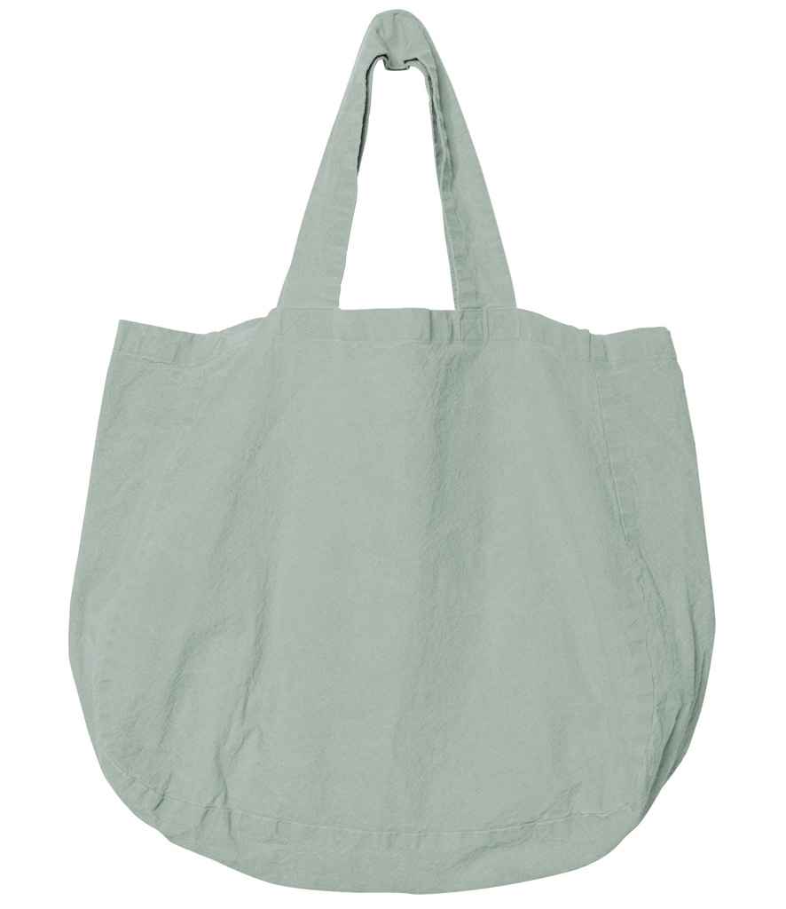 Spasso Linen Shopping Bag - Jade Green