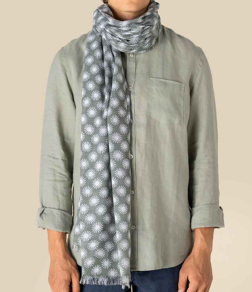 Spasso Sunburst Scarf - Green Sunburst