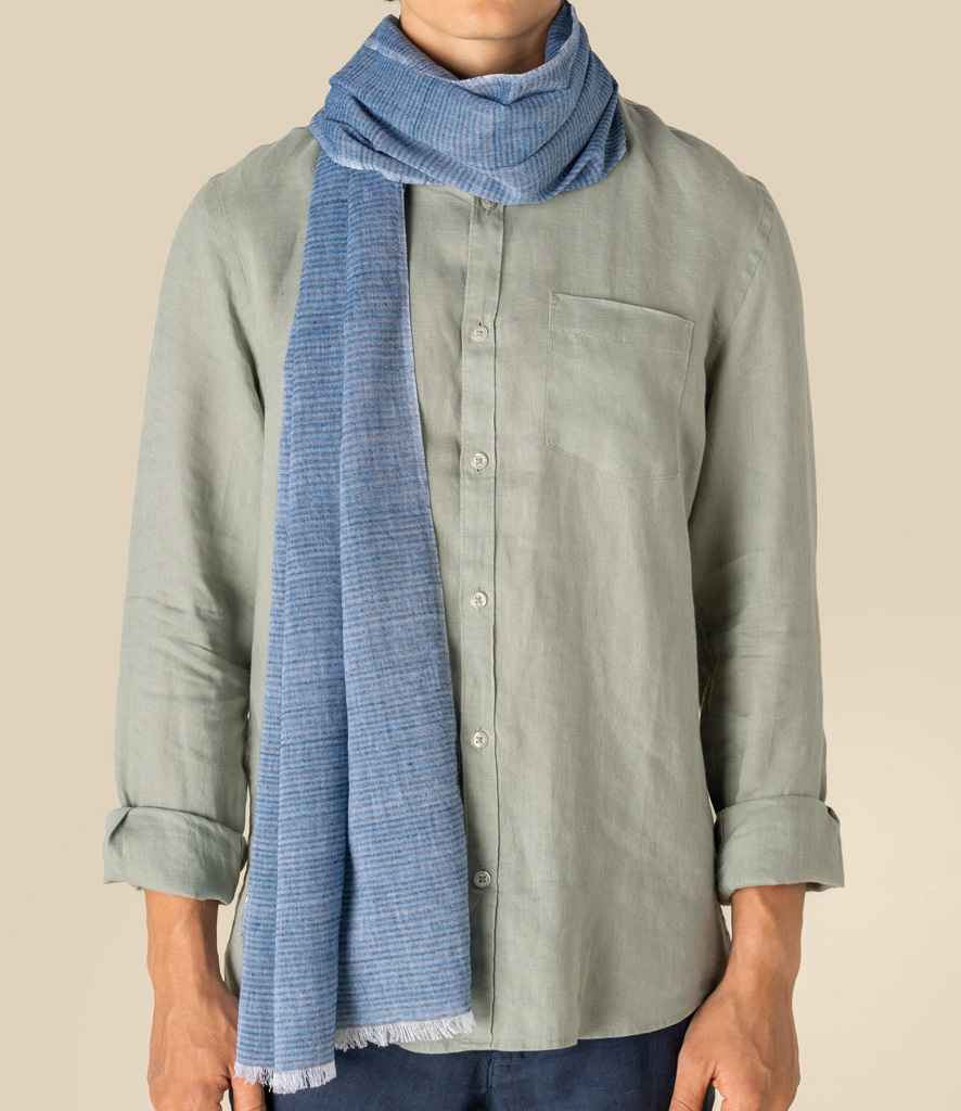 Spasso Blue Lines Scarf - Blue Lines