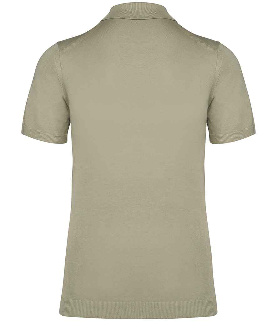 Spasso Knitted Polo Shirt - Almond Green