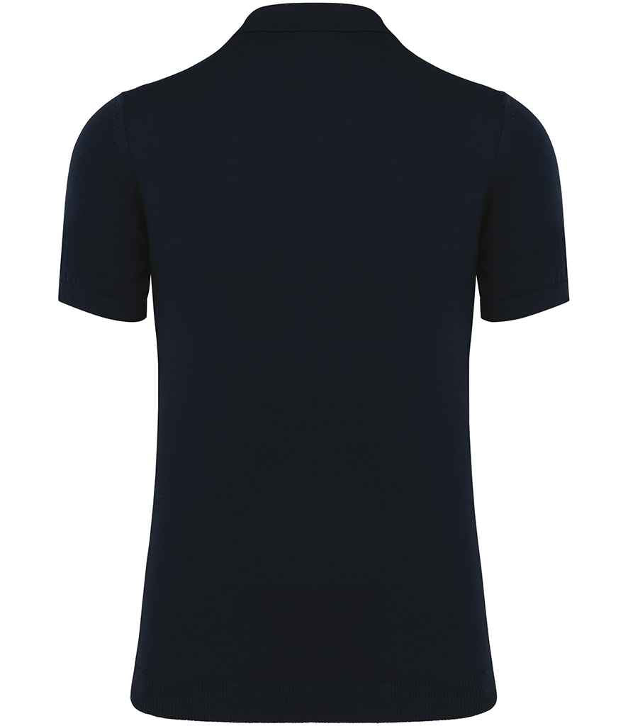 Spasso Knitted Polo Shirt - Navy