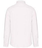 Spasso Long Sleeve Linen Shirt - White