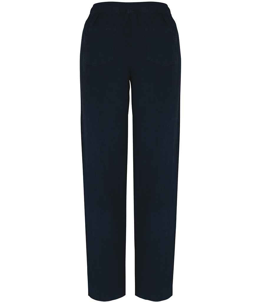 Spasso Ladies Washed Trousers - Washed Navy