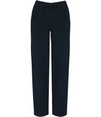 Spasso Ladies Washed Trousers - Washed Navy