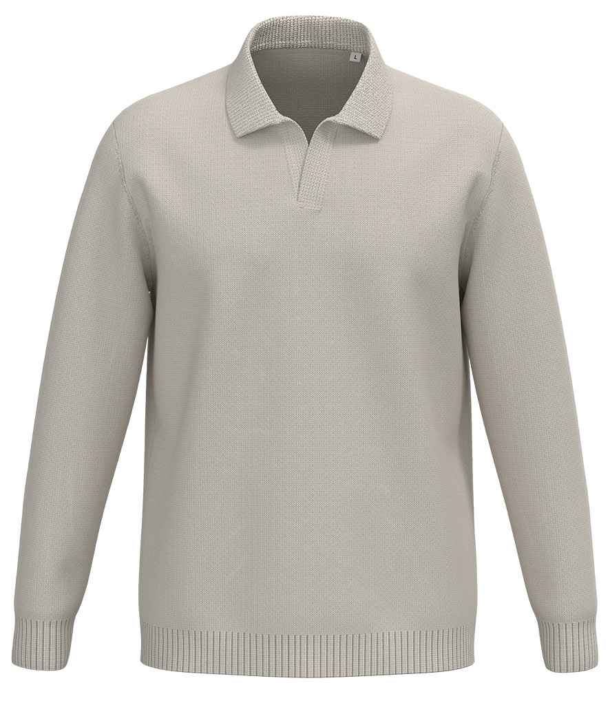 Spasso Polo Collar Jumper - Ivory