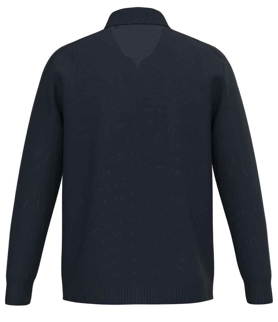 Spasso Polo Collar Jumper - Navy