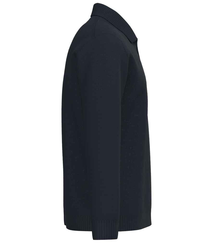 Spasso Polo Collar Jumper - Navy