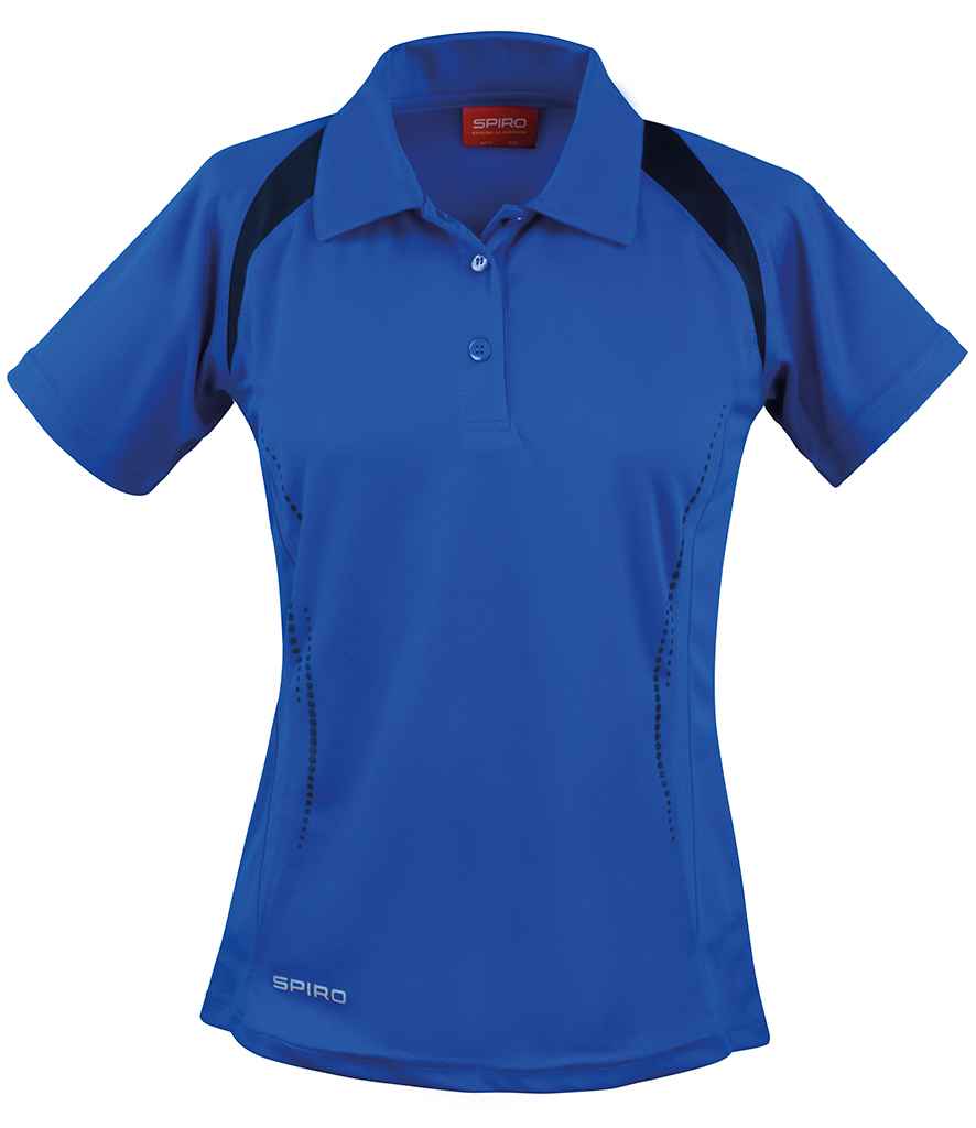 Spiro Ladies Team Spirit Polo Shirt - Royal Blue/Navy