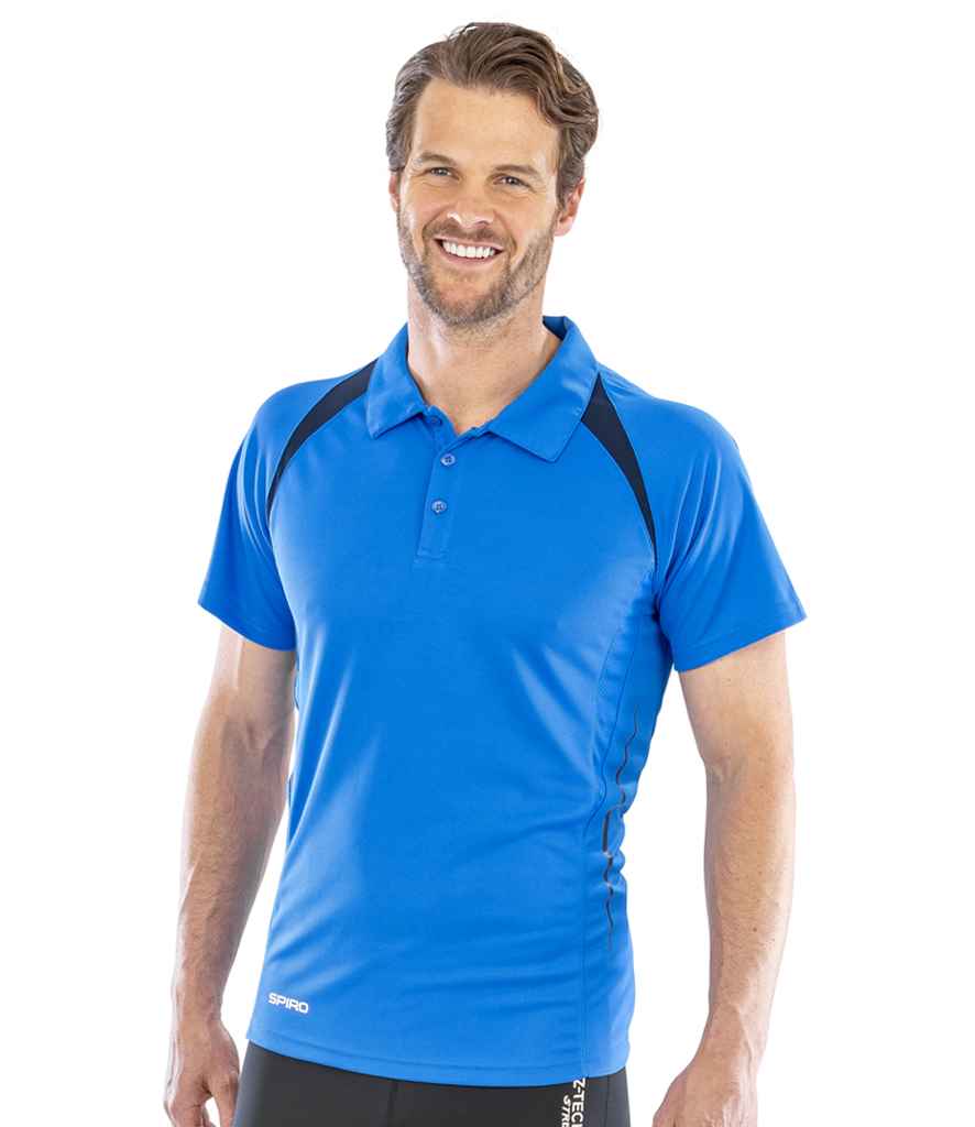 Spiro Team Spirit Polo Shirt - Royal Blue/Navy