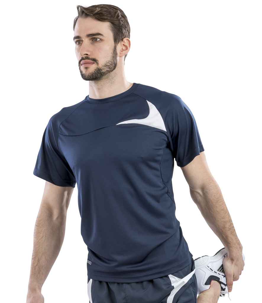 Spiro Dash Training Shirt - Navy/White