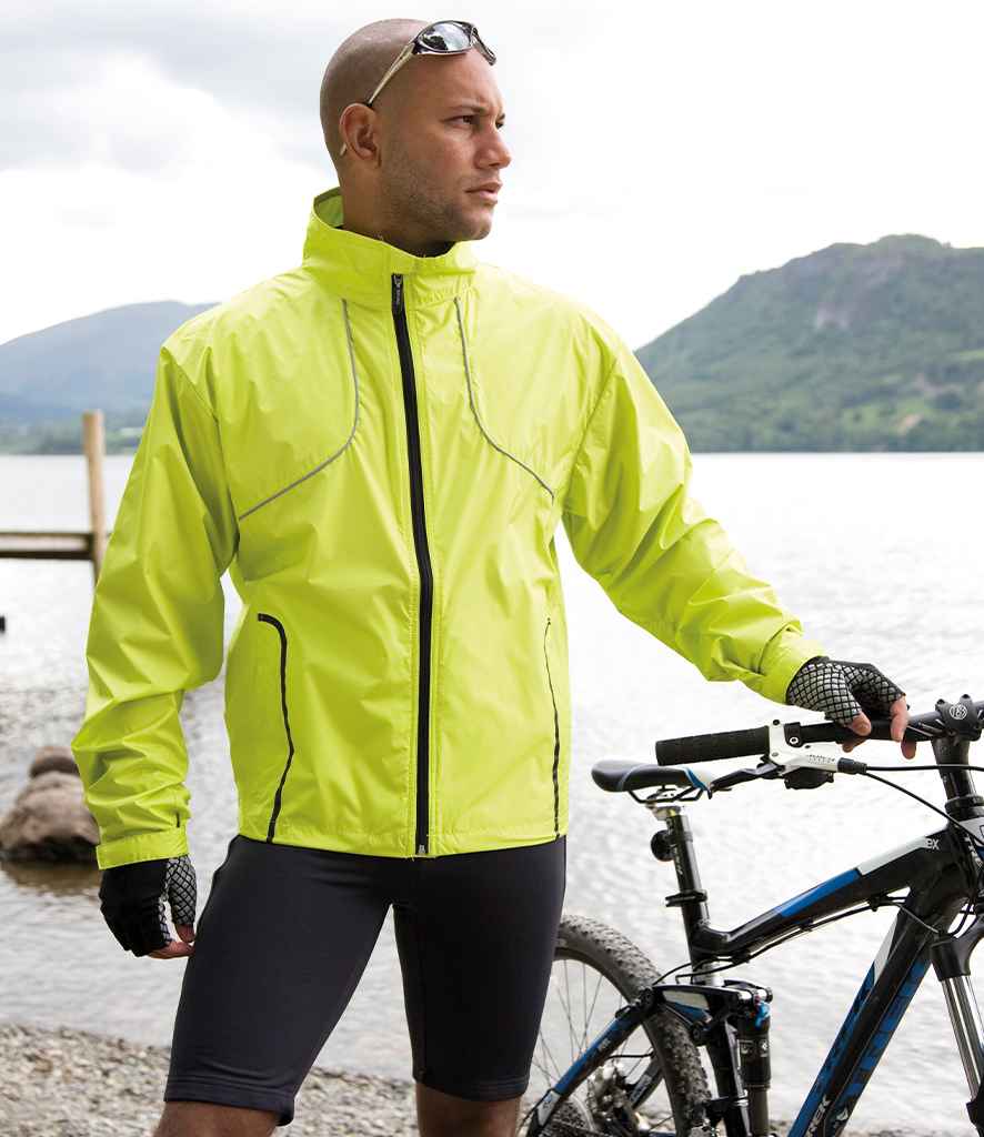 Spiro Bikewear Crosslite Trail and Track Jacket - Neon Lime