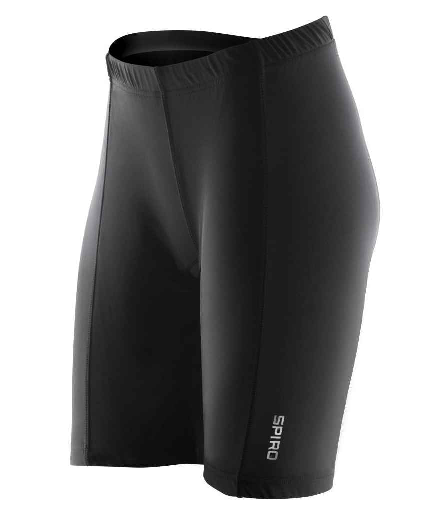 Spiro Ladies Bikewear Padded Shorts - Black