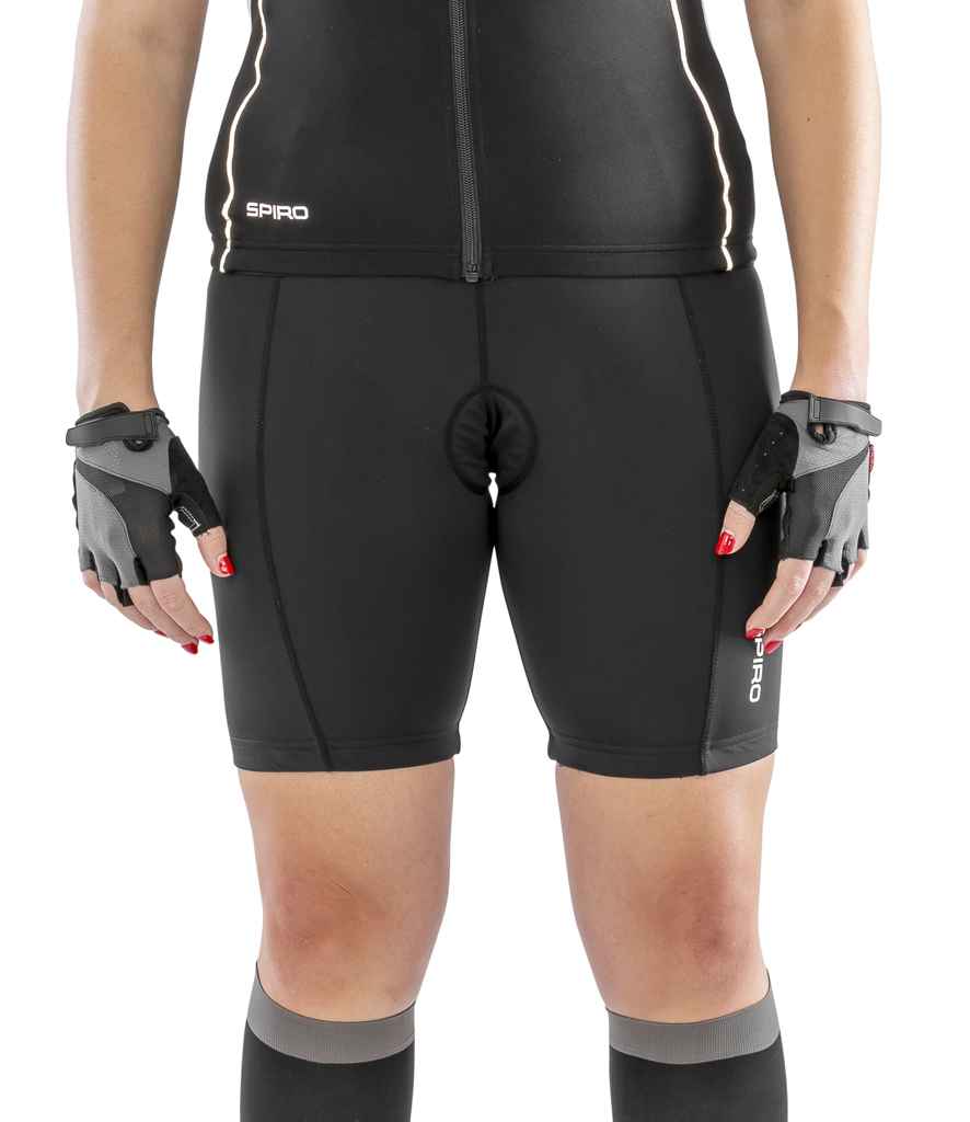 Spiro Ladies Bikewear Padded Shorts - Black