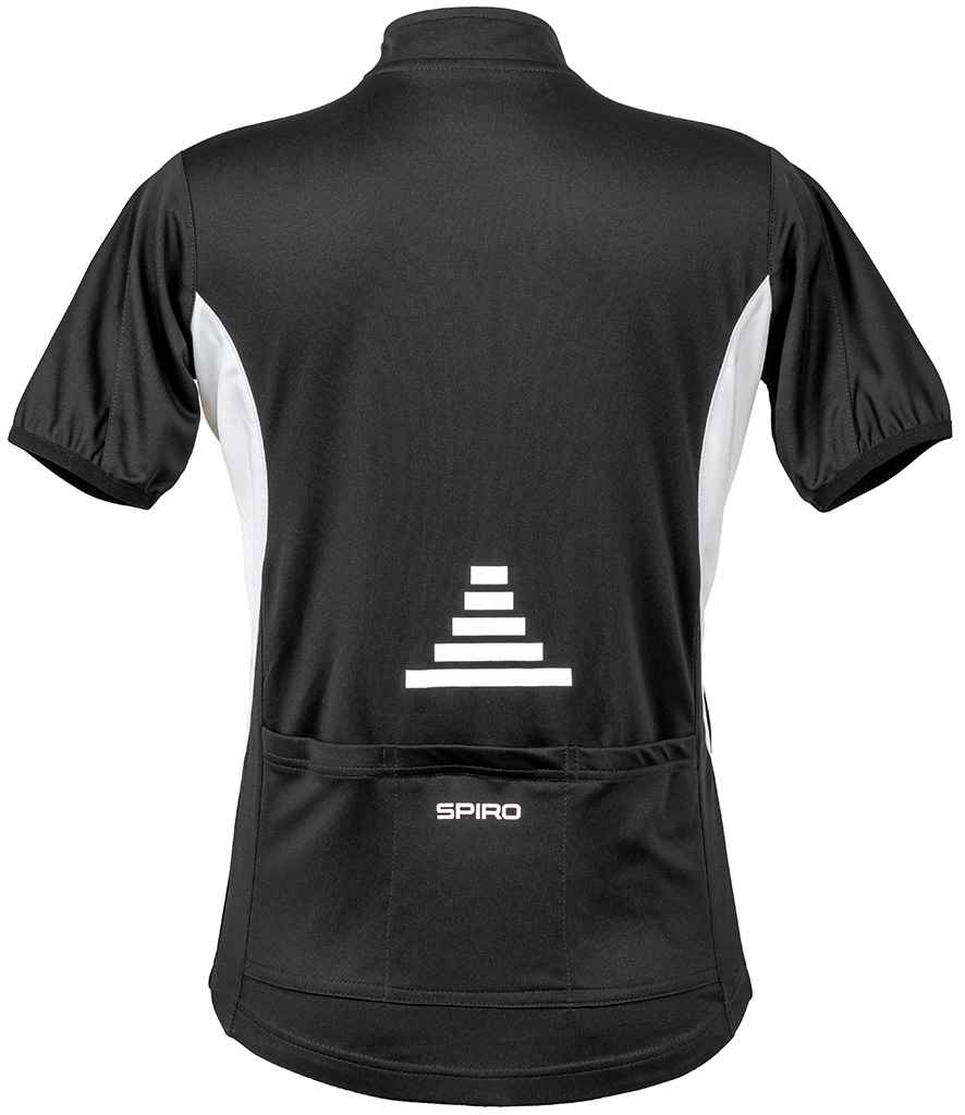 Spiro Ladies Bikewear Top - Black/White