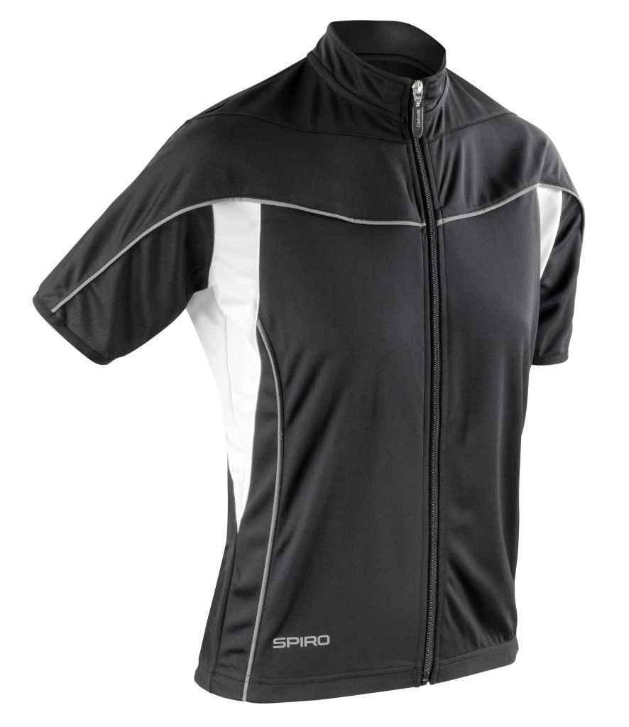 Spiro Ladies Bikewear Top - Black/White