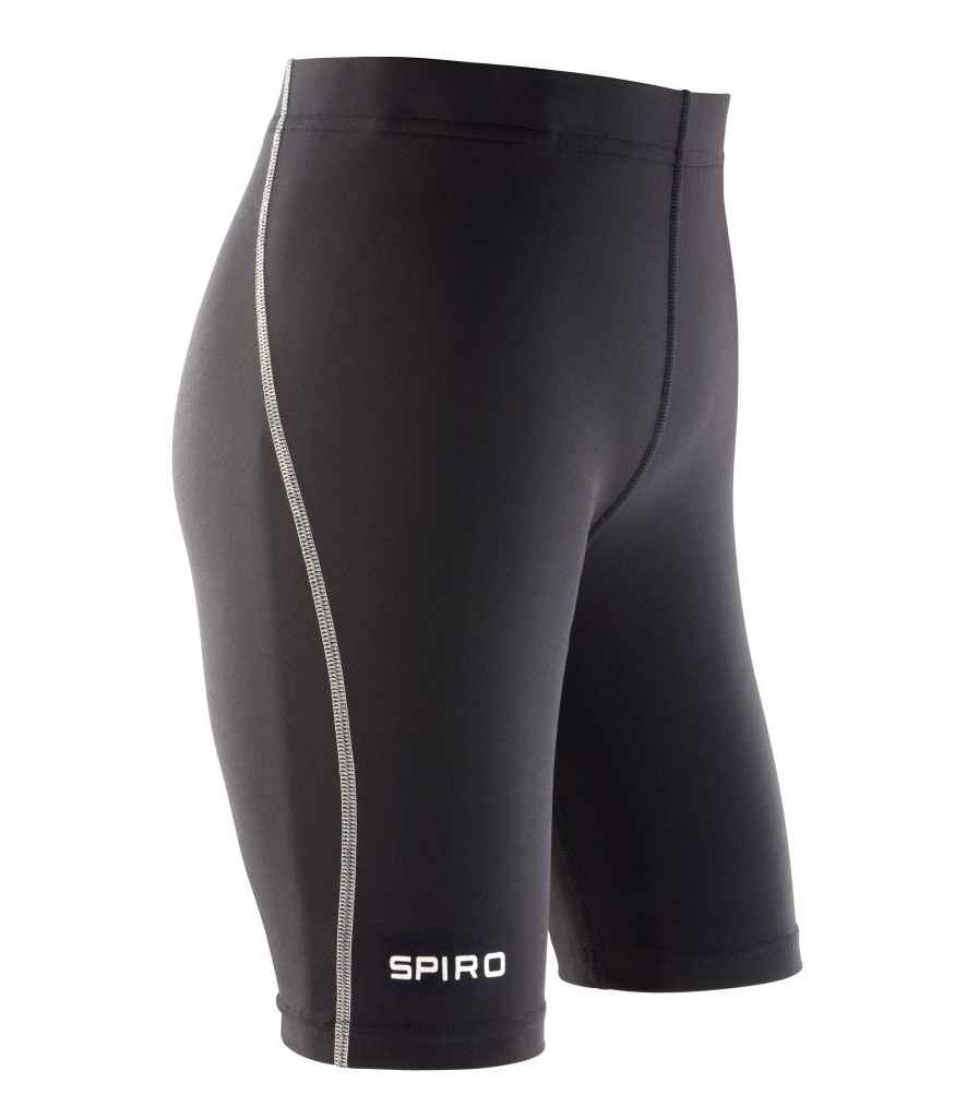 Spiro Kids Bodyfit Base Layer Shorts - Black