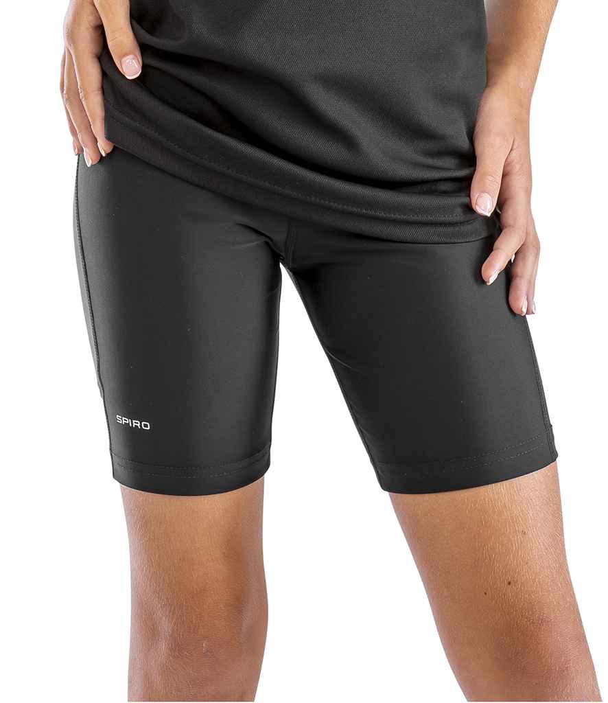 Spiro Kids Bodyfit Base Layer Shorts - Black