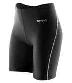 Spiro Ladies Bodyfit Base Layer Shorts - Black