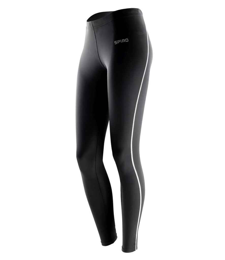 Spiro Ladies Bodyfit Base Layer Leggings - Black