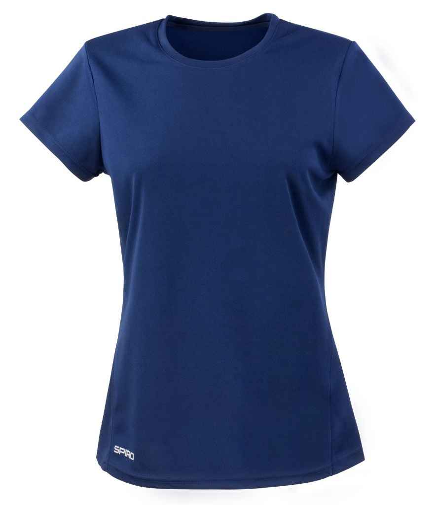 Spiro Ladies Quick Dry Performance T-Shirt - Navy