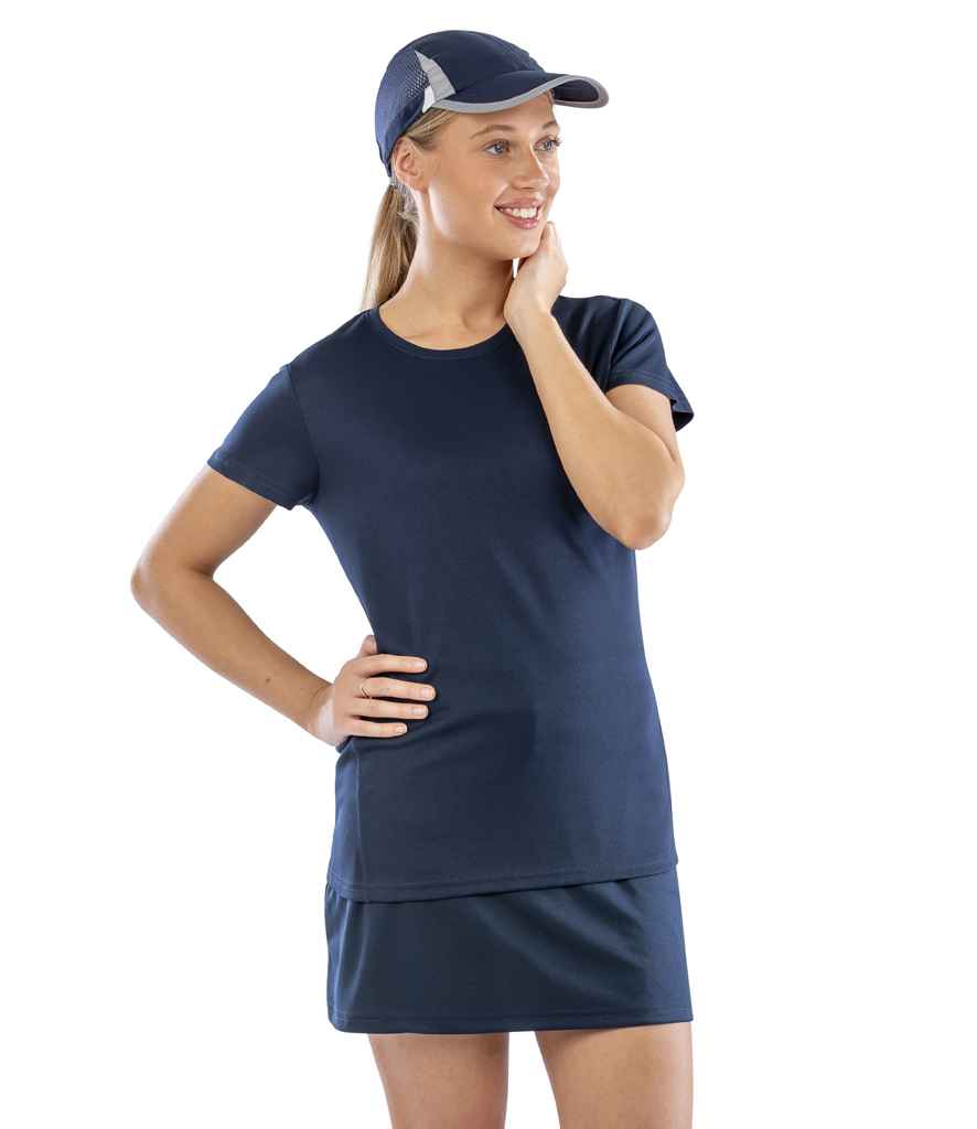 Spiro Ladies Quick Dry Performance T-Shirt - Navy