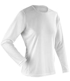 Spiro Performance Long Sleeve T-Shirt - White