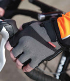 Spiro Fingerless Summer Short Gloves - Grey/Black