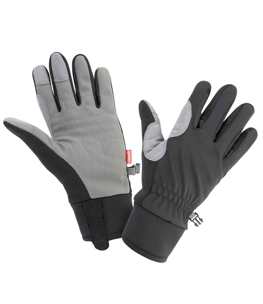 Spiro Long Winter Gloves - Black/Grey