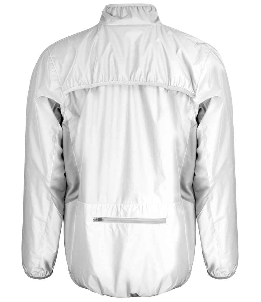 Spiro Luxe Reflective Hi-Vis Jacket - Neon White