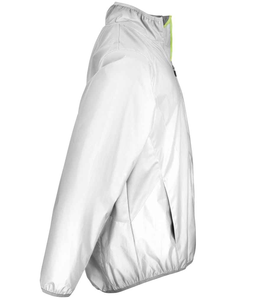 Spiro Luxe Reflective Hi-Vis Jacket - Neon White