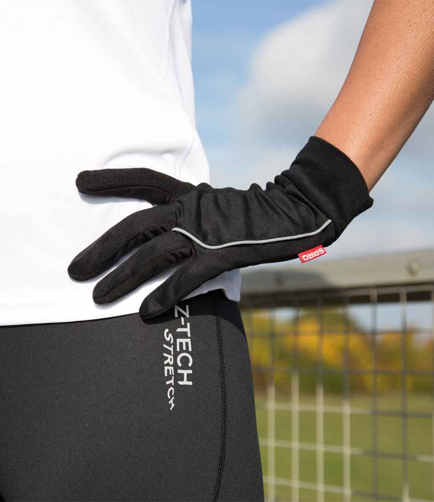 Spiro Elite Running Gloves - Black