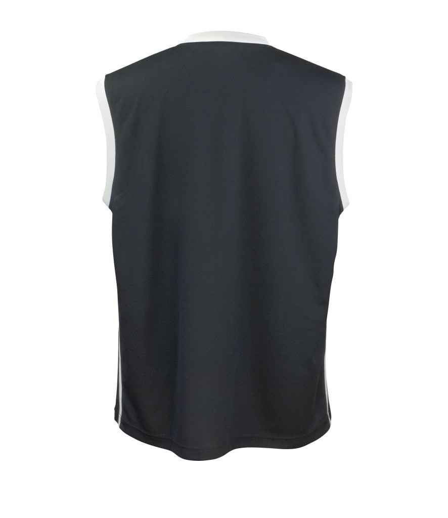 Spiro Basketball Top - Black/White