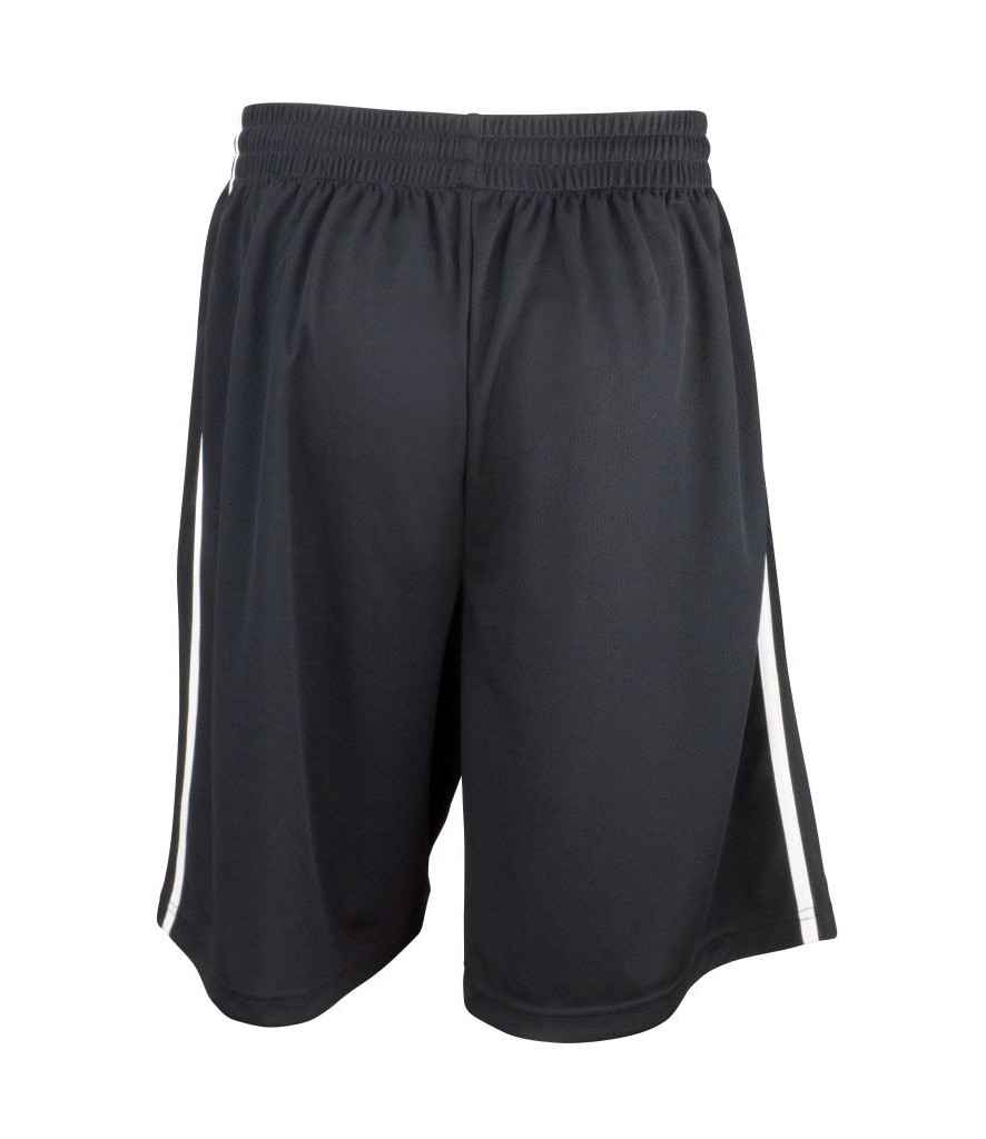 Spiro Basketball Shorts - Black/White