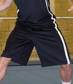 Spiro Basketball Shorts - Black/White