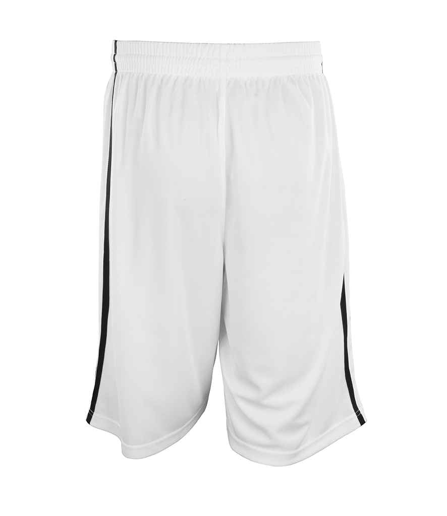 Spiro Basketball Shorts - White/Black