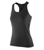 Spiro Impact Ladies Softex® Fitness Top - Black